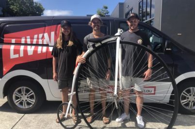 The ultimate ride to happiness – on a penny farthing bike!