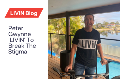 Peter Gwynne ‘LIVIN’ To Break The Stigma