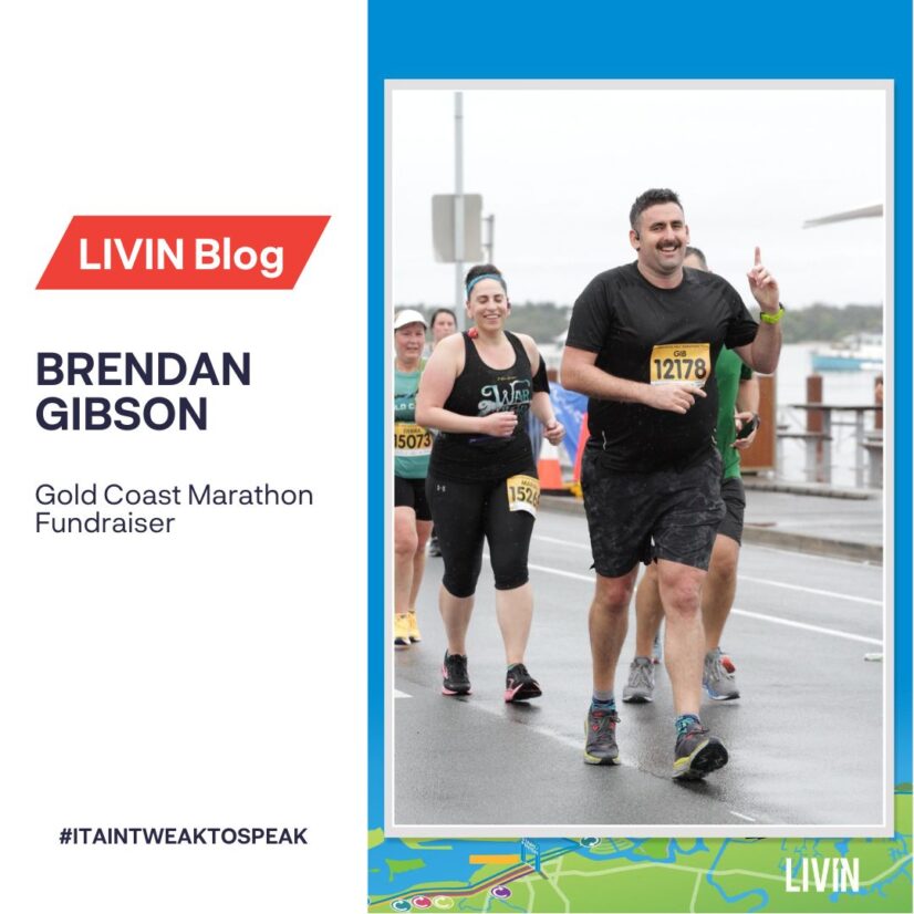 Brendan Gibson Gold Coast Marathon Fundraiser LIVIN