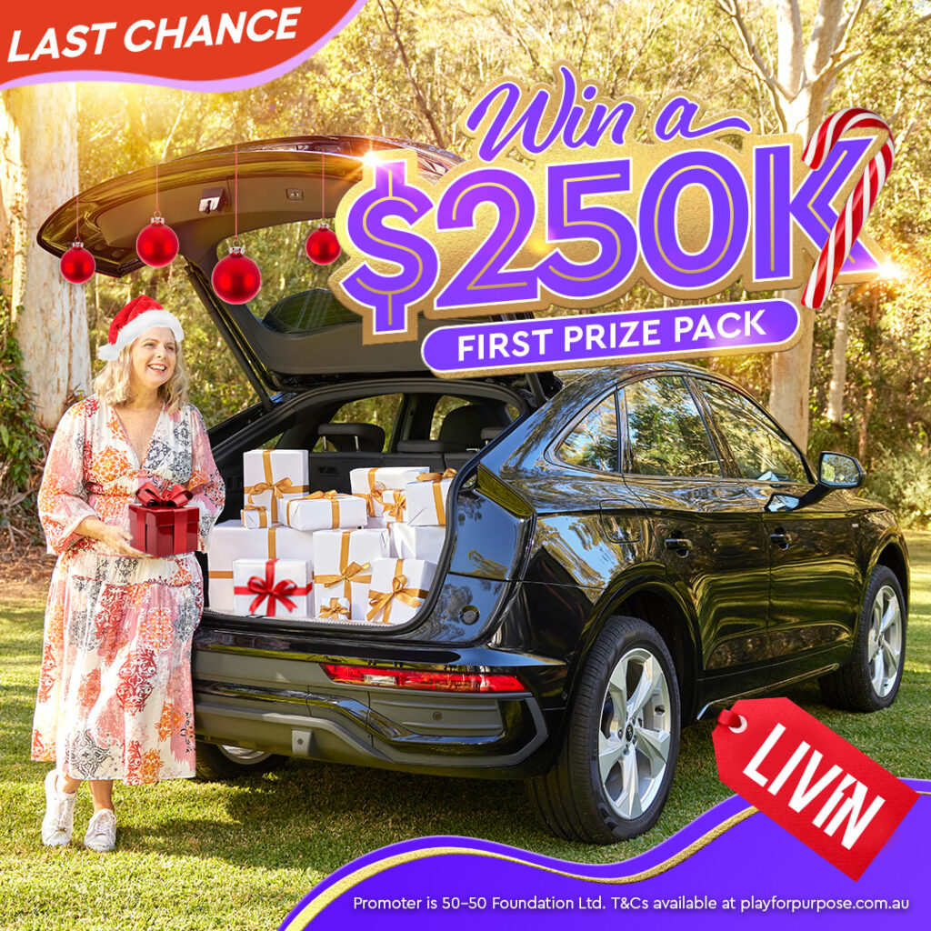 Charity Raffle - Play for Purpose - LIVIN